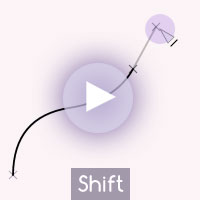 using Shift on Bezier